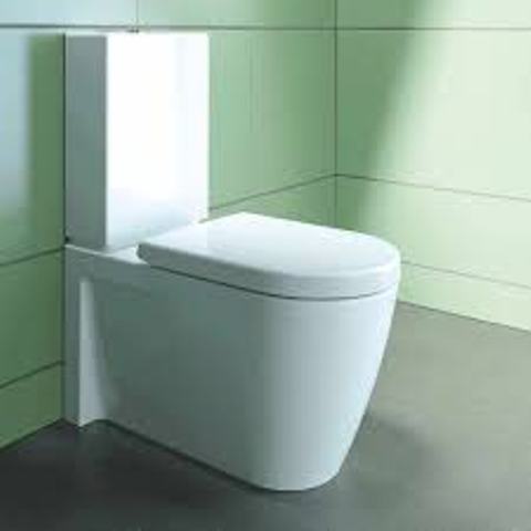 Starck 2 Toilet close-coupled washdown model, (with cistern - GE